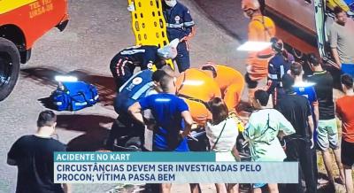 Procon apura caso em que jovem teve parte do cabelo arrancado durante corrida de kart