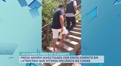 Polícia conduz suspeito de latrocínio na Cohab, em São Luís