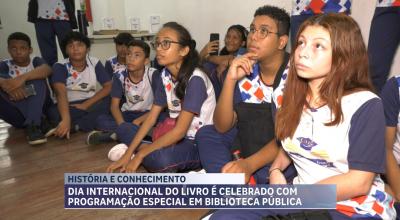 Em alusão ao Dia Internacional do Livro, evento incentiva à leitura entre jovens na capital
