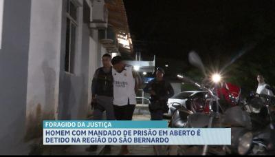 Homem com mandado de prisão em aberto é detido pela PM no São Bernardo, em São Luís
