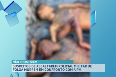 Dupla morre após entrar em confronto com a PM no bairro Paraíso