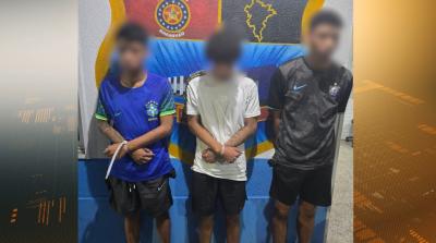 Trio é preso por suspeita de sequestro a motorista por App no Coroadinho