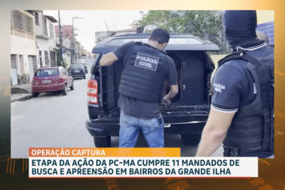 Operação Captura prende suspeitos por tráfico de drogas e homicídio na Grande Ilha