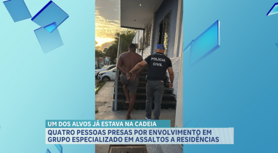 Presos suspeitos de integrarem grupo especializado em roubos a residências em SL