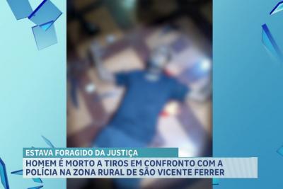 Homem morre em confronto armado com a PM em São Vicente Férrer, no MA