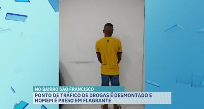 Polícia prende suspeito de tráfico de drogas no São Francisco, em São Luís