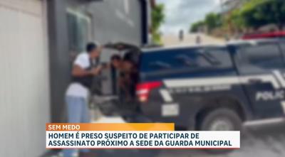 PM conduz homem suspeito de homicídio no município de Santana do Maranhão