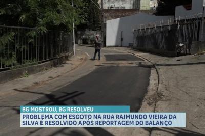 Esgoto na Rua Deputado Raimundo Vieira da Silva é resolvido após reportagem