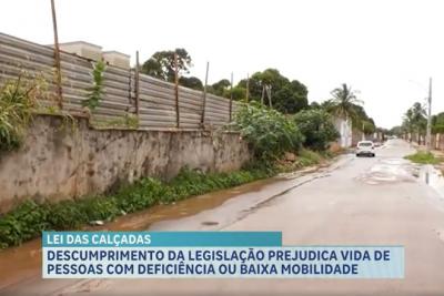 Descumprimento da Lei das Calçadas compromete acessibilidade em São Luís