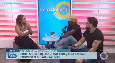 Vem Comigo: aulão de jiu-jitsu promove autodefesa para mulheres em São Luís