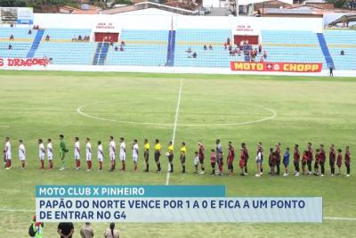 Estádio Nhozinho Santos é reaberto com vitória do Moto Club sobre o Pinheiro