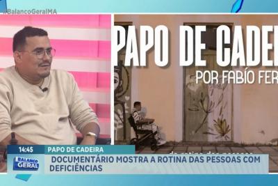 Vem Comigo: Fábio Ferreira fala sobre o documentário “Papo de Cadeira”