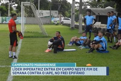 Imperatriz, líder do Campeonato Maranhense, enfrenta o IAPE neste sábado