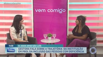 Vem Comigo: gestora celebra 54 anos de inclusão e conquistas da APAE em São Luís