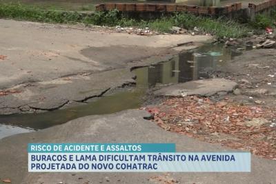 Chuvas comprometem infraestrutura no Novo Cohatrac e moradores cobram solução