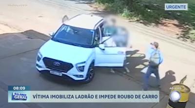 Assaltante é imobilizado por vítima durante tentativa de roubo no Paraná