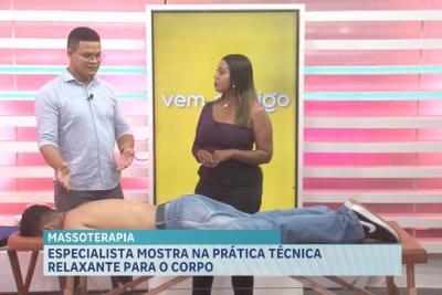 Vem Comigo: massoterapia para aliviar dores e estresse