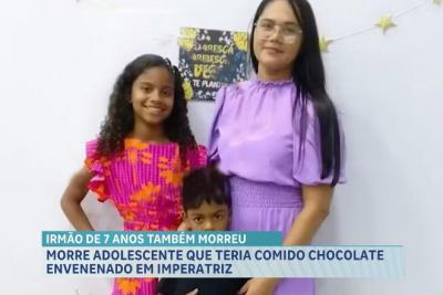 Caso do chocolate envenenado: adolescente de 13 anos morre em Imperatriz