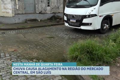 Chuva causa estragos no Mercado Central de São Luís