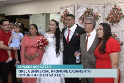 Mais de 300 casais maranhenses sobem ao altar durante evento da Igreja Universal