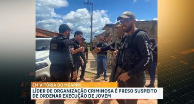Preso suspeito de liderar organização criminosa em Vitória do Mearim, no MA