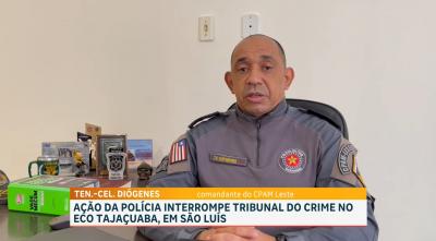 PM frustra tribunal do crime e prende quatro suspeitos em região de mata em São Luís