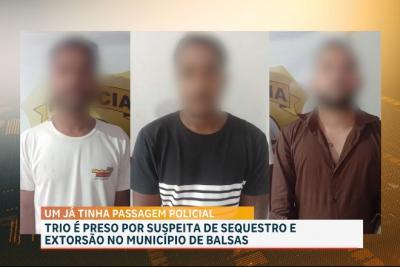 Polícia Civil prende grupo suspeito de extorsão mediante sequestro em Balsas