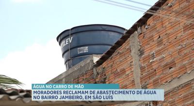 Falta de abastecimento prejudica moradores do bairro Jambeiro, em São Luís