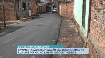 BG resolveu: pavimentação e iluminação são recuperadas na Rua Luís Rocha, em São Luís