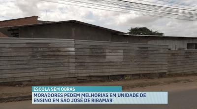 Obra parada de escola pública prejudica estudantes do bairro Novo Cohatrac, em São José de Ribamar 