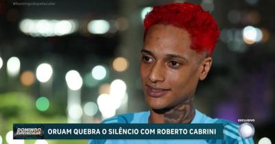 Oruam quebra o silêncio e fala pela primeira vez na TV sobre polêmicas