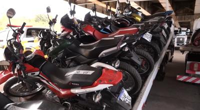 26 motocicletas são apreendidas durante Operação Rolezinho, em São Luís