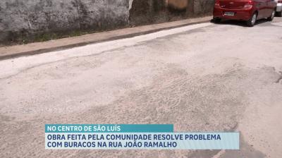 BG resolveu: comunidade resolve problema de buracos na Rua João Ramalho, em São Luís