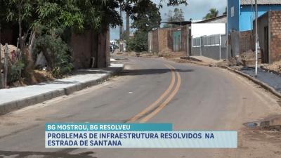 BG Resolveu: problemas de infraestrutura são resolvidos na Estrada de Santana, após reportagem