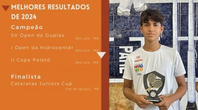 Tenista maranhense de 14 anos coleciona resultados surpreendentes no esporte