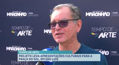 Projeto leva apresentações culturais para a Praça do Sol, em São Luís