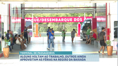 Movimentação no Terminal da Baixada marca retorno ao trabalho e continuidade de férias em São Luís