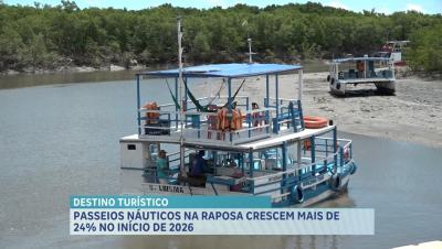 Passeios náuticos na Raposa crescem mais de 24% no início de 2026