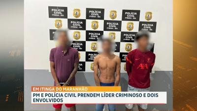 Operação policial em Itinga do Maranhão prende três suspeitos e apreende drogas e materiais ilícitos