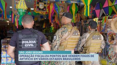 Operação fiscaliza pontos de venda de fogos de artifício em São Luís