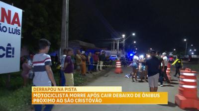 Motociclista morre após cair debaixo de ônibus próximo ao São Cristóvão