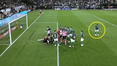 Cinismo de Andreas Pereira. E multa de R$ 751,00 para goleiro que escavou a marca de pênalti na Alemanha.