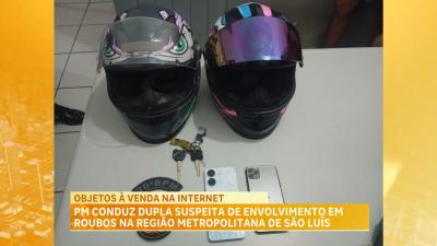 Suspeitos de assalto são presos após tentarem vender produtos roubados em site