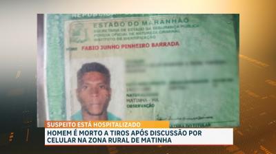 Homem é morto a tiros após discussão, em Olinda Nova no Maranhão