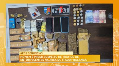 Homem é preso suspeito de tráfico de entorpecentes na área do Itaqui-Bacanga
