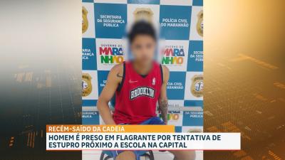 Homem é preso em flagrante por tentativa de estupro próximo à escola na capital