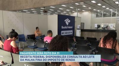 Receita Federal disponibiliza consulta ao lote da malha fina do imposto de renda