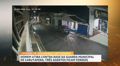 Homem atira contra base da Guarda Municipal de Carutapera; três agentes ficam feridos