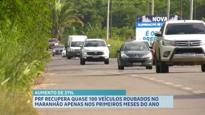 Polícia Rodoviária Federal recuperou 96 veículos nas rodovias do MA, em 2026