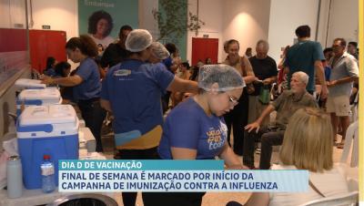 Governo do Maranhão realizou no último fim de semana, o Dia D de vacinação contra a influenza